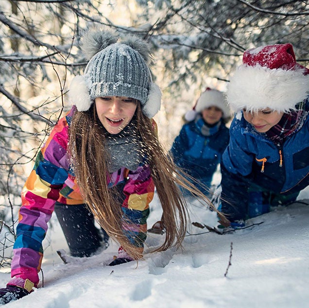 kids snow tracks