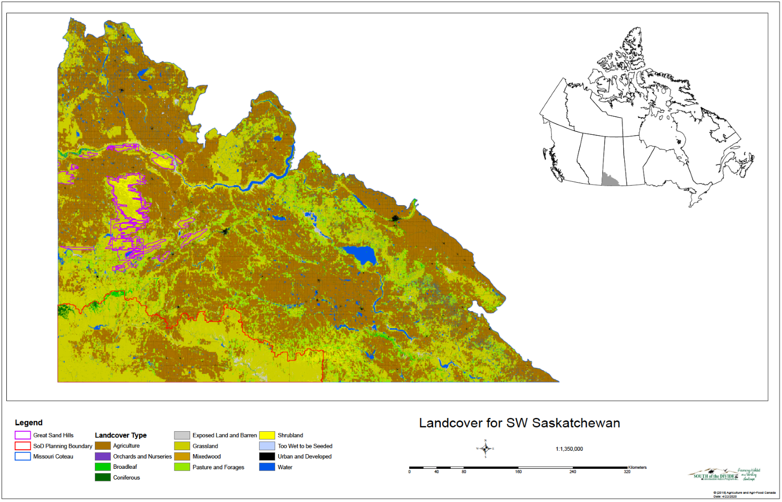 The Canadian Prairie ecozone