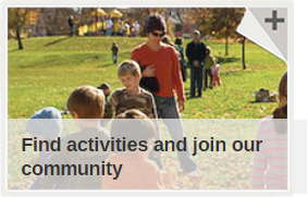 Find activities in our community button