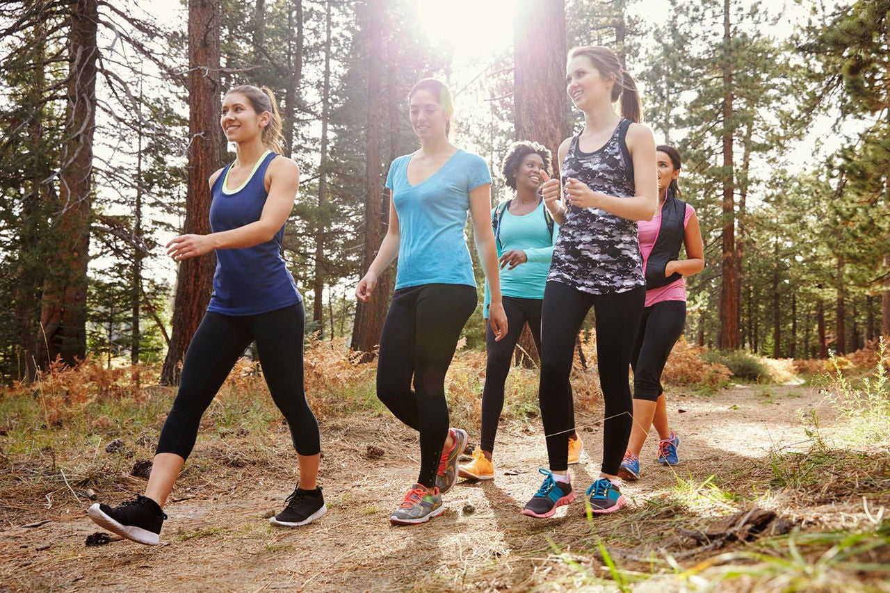Group of women walking