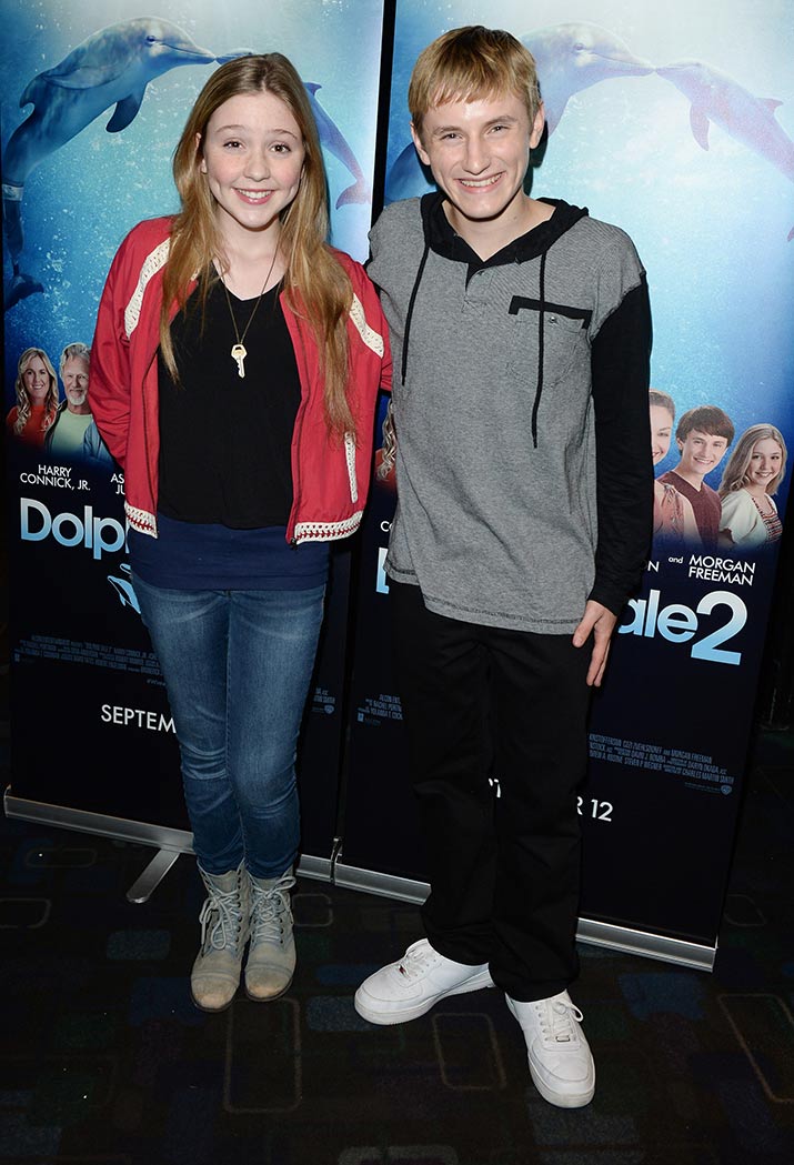 Actors Nathan and Cozi