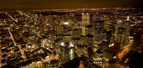 Toronto at night