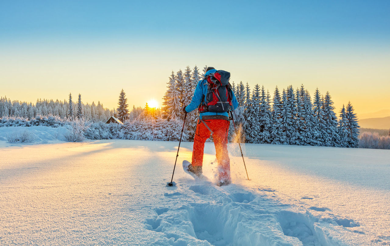 snowshoeing sunrisel’an passé 